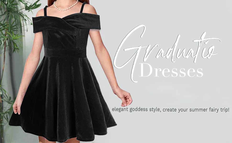 Black velvet princess dress for girls