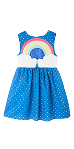 Blue Rainbow Dress