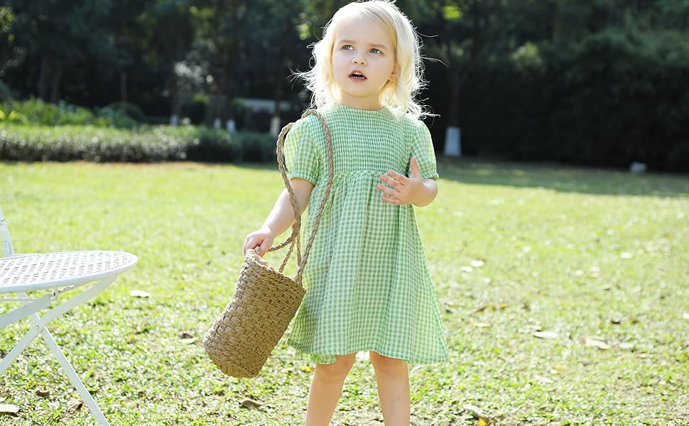 Gingham Dresses Girls