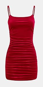 Girl''s Velvet Cami Pencil Dress