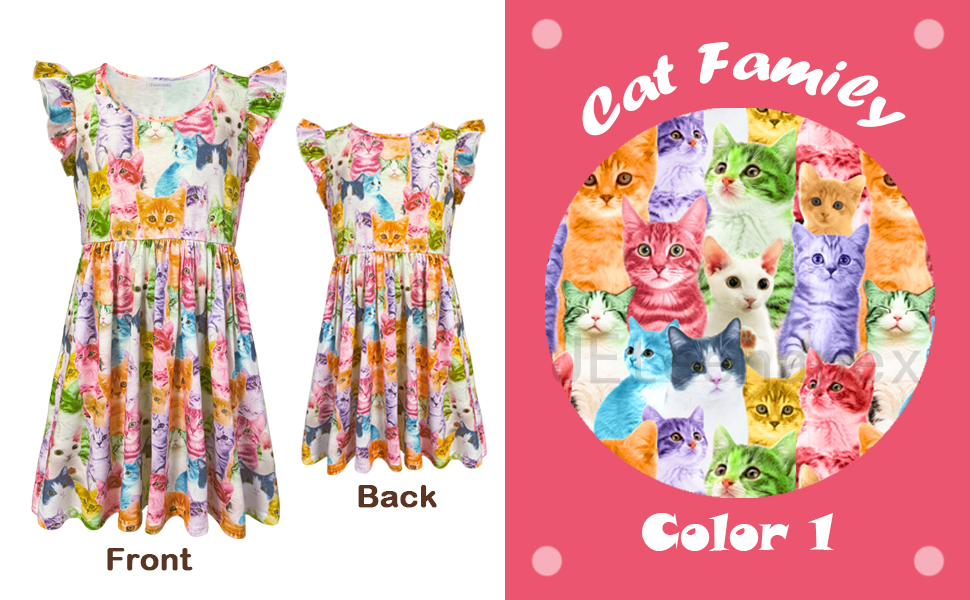 CAT FAMILY DRESS