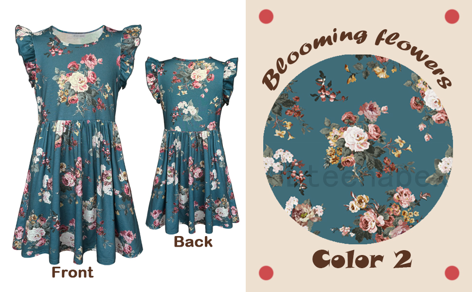 FLORAL BOHEMIAN DRESS