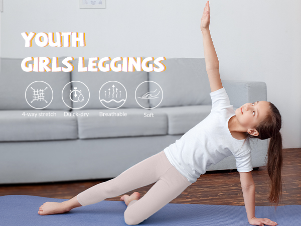 Girls'' Athletic Dance Leggings