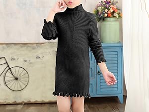 Girls sweater dress