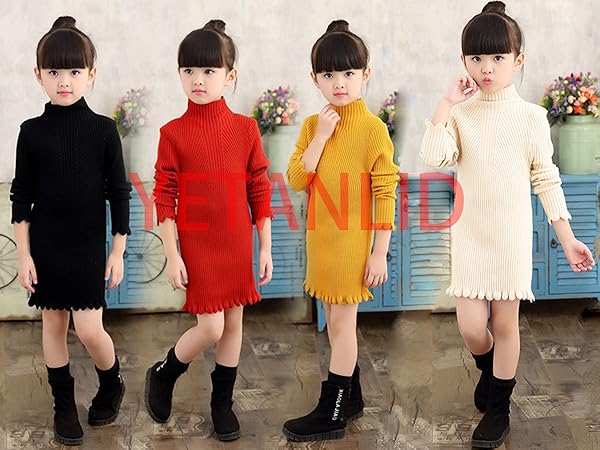 Girls sweater dress