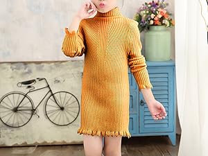 Girls sweater dress