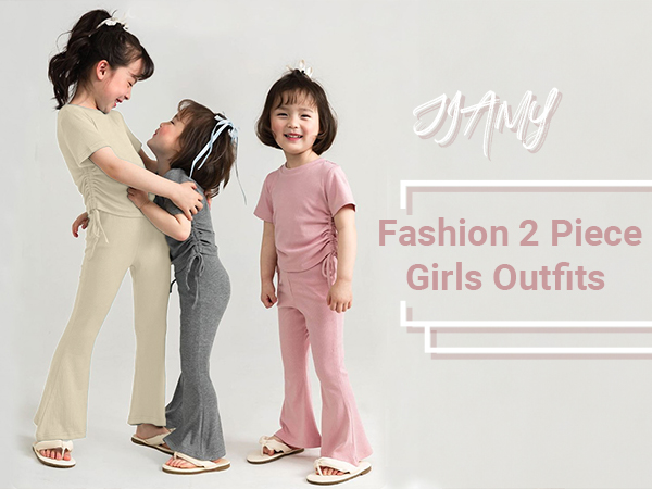 short sleeve girls outfits