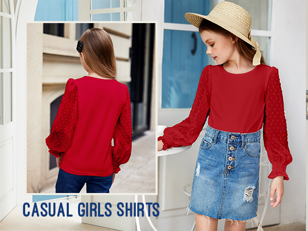 Girls Spring Shirts