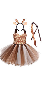 Girls Animal Costume Handmade Tutu Tulle Dress Up