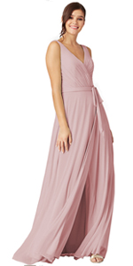 bridesmaid dress blush