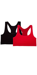 girls training racerback bra