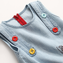 Mud Kingdom Little Girls'' Denim Cartoon Sundresses