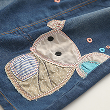 Mud Kingdom Little Girls'' Denim Cartoon Sundresses