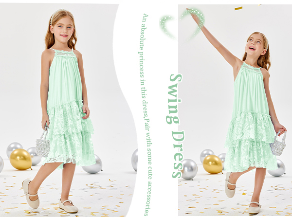 girls slouchy a-line dress