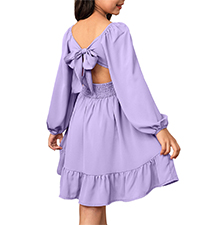 lavender purple dress for girls