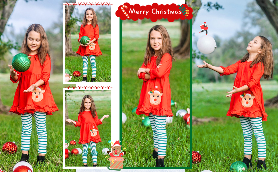 Toddler Christmas Outfits Girl 