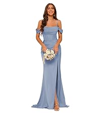 Cowl Neck Satin Prom Dress