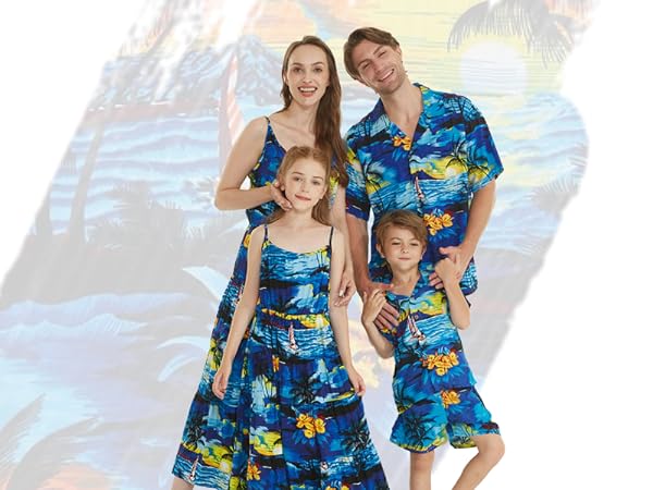 Sunset Blue - Family Matching