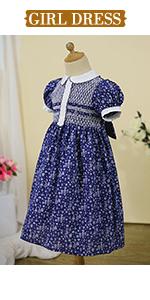 girl smocked dress