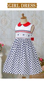 girl smocked dress