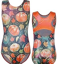 Gymnastics Leotard for Girls orange