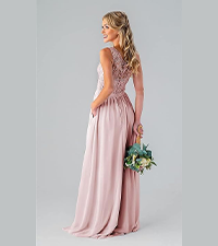 one shoulder lace bodice bridesmaid dresses long for women with pockets slit