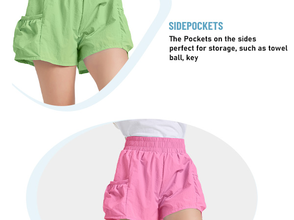 girls shorts summer sports bottoms