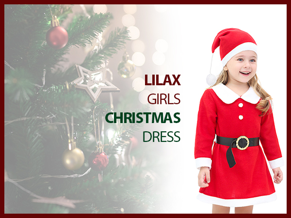 christmas dress girls, mrs claus costume, christmas outfit girl girls christmas outfits size 7/8"