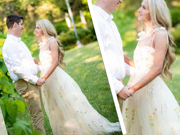 tulle prom dress