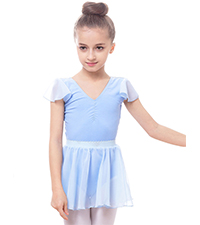  Kiench Girls Ballet Dance Skirt Pull On Chiffon Skirts for Kids Teenager 4-16 Years