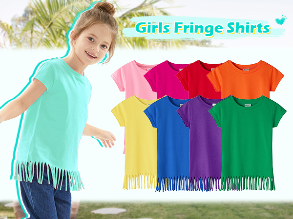 girls fringe shirts size