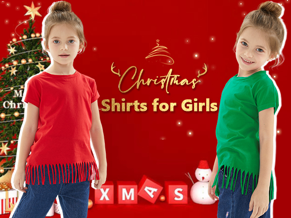 girls fringe shirts size 8