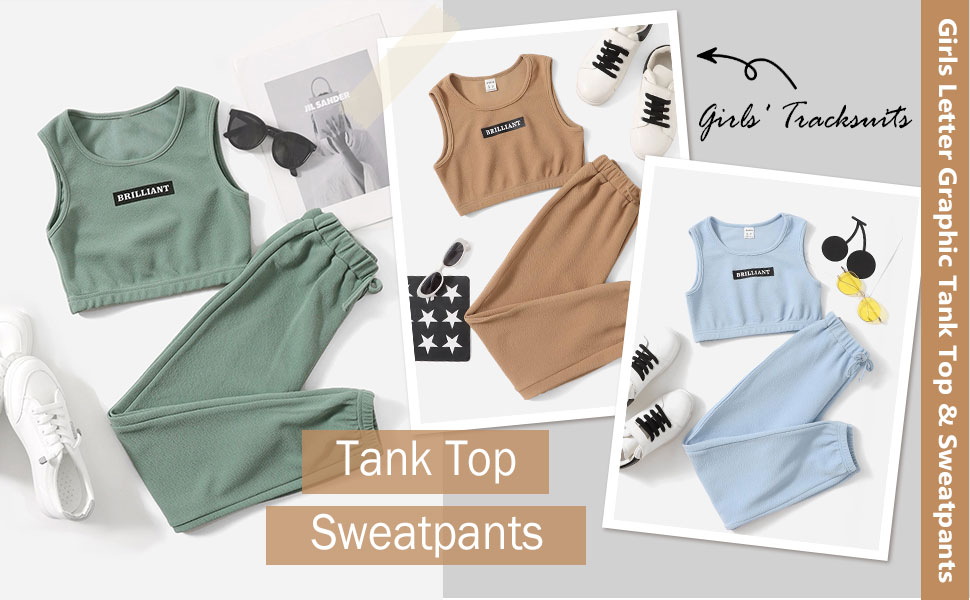 Tank Top and Sweatpants Set