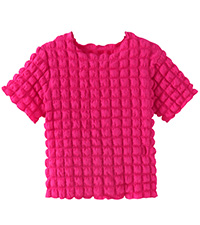 girls textured tops