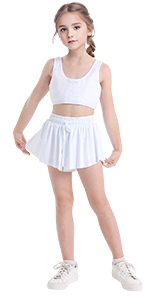 white shorts for girls