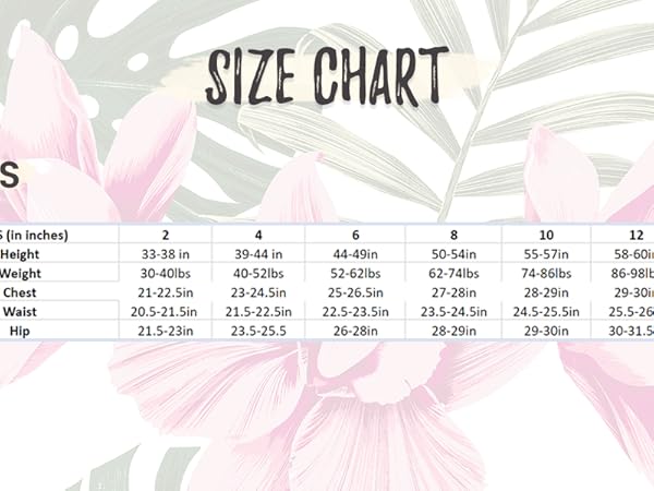 Girls Size Chart