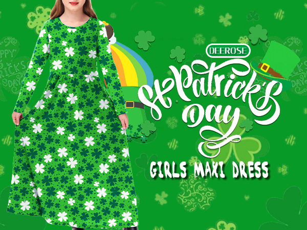 Girls St Patricks'' Day Dress