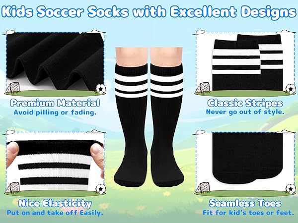 kids soccer socks kids 4-6 toddler soccer socks boys soccer socks youth soccer socks girls