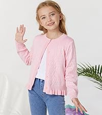 girls cardigan pink cardigan