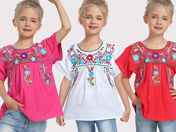 mexican shirt for girls