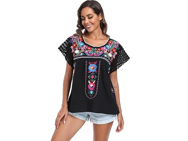 womens mexican top