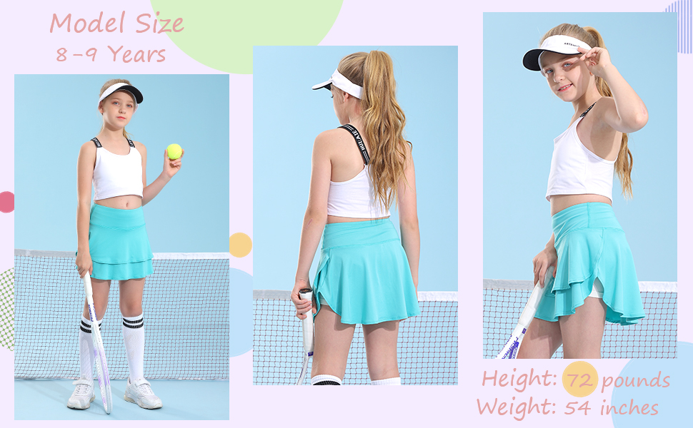 girls athletic skort