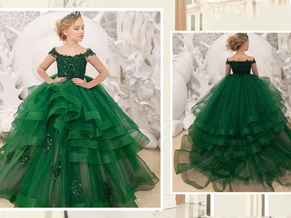 flower girl dresses pageant dresses for girls princess girl toddler communion dress formal dress