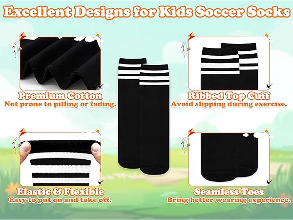 baby knee high socks soccer socks kids 4-6 girls softball socks royal blue baseball socks youth