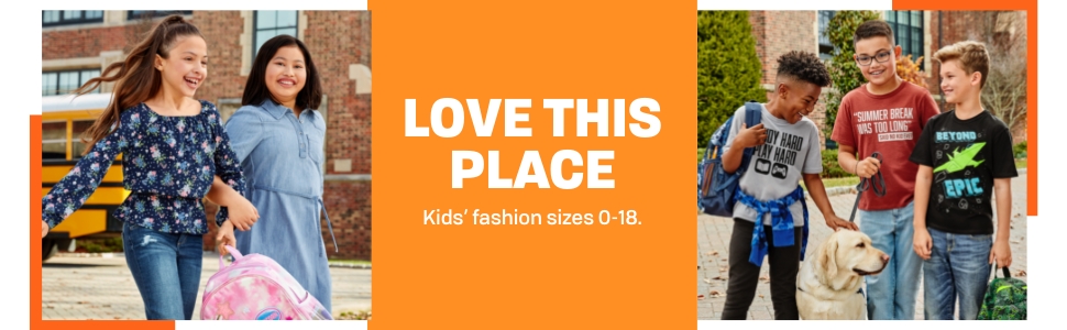 Kids&amp;#39; fashion sizes 0-18