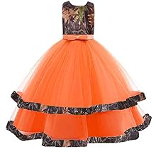 ankle length camo junior bridesmaid dress