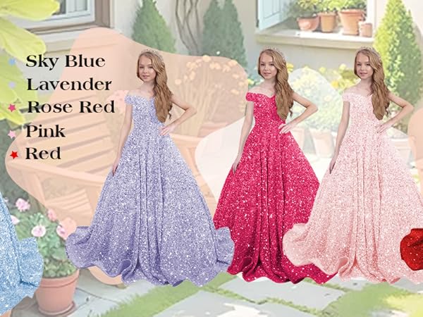 Jr Bridesmaid Wedding Pageant Party Gown