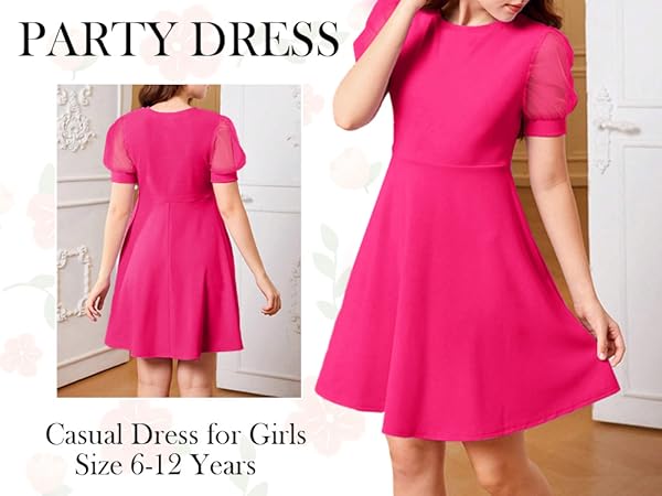 girls short sleeve dress