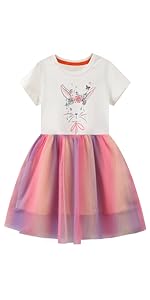 Girls Easter Bunny Dress