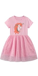 Girls T shirt Tulle Dress